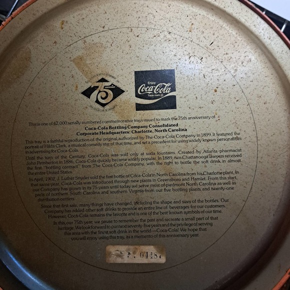 Vintage Coca Cola Ceramic Figurines & Tray Plus Twirling Coca Cola PolarBear and - Picture 9 of 10